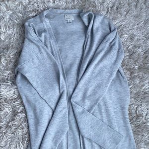 a new day long grey cardigan